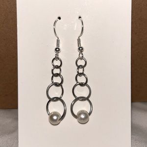 Handmade drop earrings.